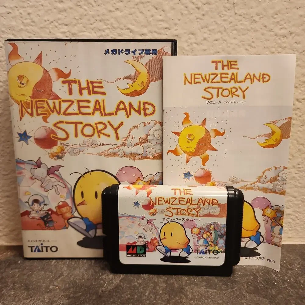 Game - NewZealand Story (CIB) - Mega Drive / Genesis [JAP Import] - Sega - Taito